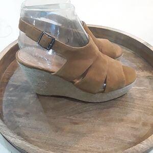 Halogen | NWT Suede Strappy Wedges espadrille
